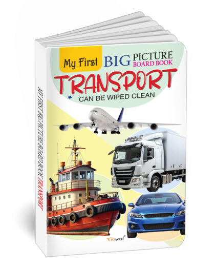 My First Big Picture Board Book Transport : Fun educational books for toddlers, Learning book for preschoolers, Picture board book for kids, Montessori learning book for toddlers