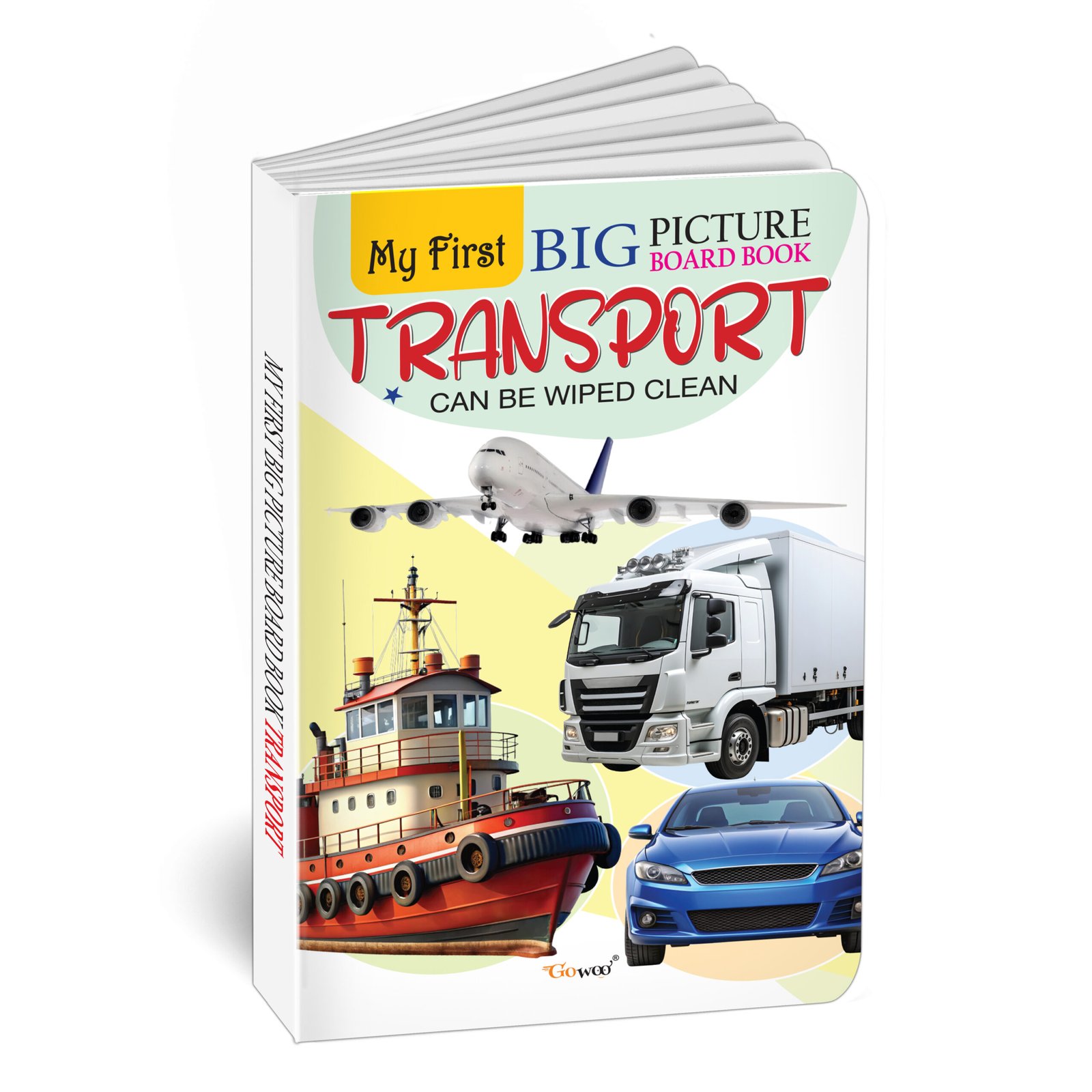 My First Big Picture Board Book Transport : Fun educational books for toddlers, Learning book for preschoolers, Picture board book for kids, Montessori learning book for toddlers
