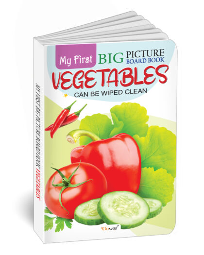 My First Big Picture Board Book Vegetables : Fun educational books for toddlers, Learning book for preschoolers, Picture board book for kids, Montessori learning book for toddlers