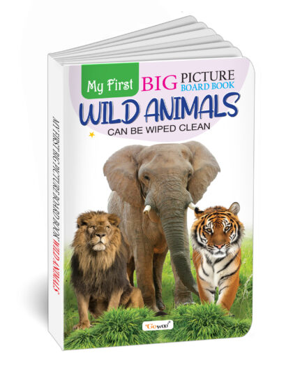 My First Big Picture Board Book Wild Animals : Fun educational books for toddlers, Learning book for preschoolers, Picture board book for kids, Montessori learning book for toddlers
