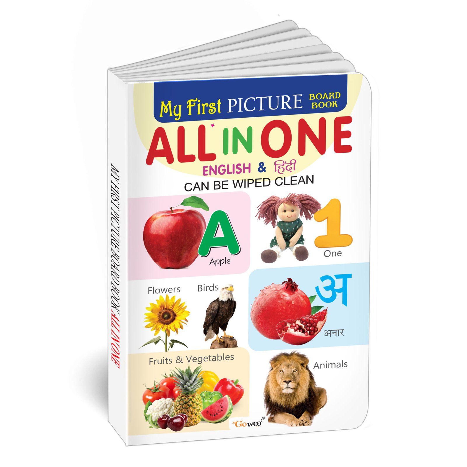 My First Big Picture Board Book All In One : Fun educational books for toddlers, Learning book for preschoolers, Picture board book for kids, Montessori learning book for toddlers
