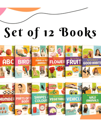 My First Picture Book Collection For Early Learning : Books For Children, Learning Picture Library For Kids, Toddler book, Early learning book With 12 Topics