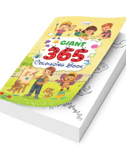 GIANT - 365 Colouring Book :- early learners colouring book, Kids educational book, Jumbo colouring book for kids