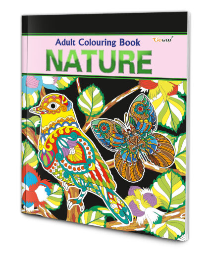 Nature - Adult Colouring Book : Fun colouring for Kids and Adults, Creative coloring Book, Mindfulness coloring book, Relaxing coloring book