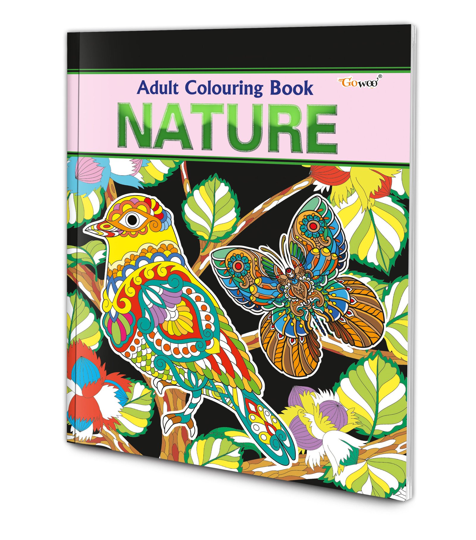 Nature - Adult Colouring Book : Fun colouring for Kids and Adults, Creative coloring Book, Mindfulness coloring book, Relaxing coloring book
