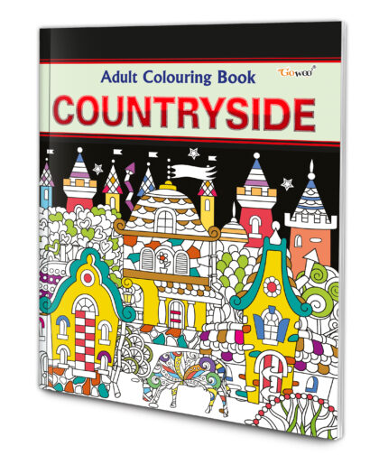 Countryside - Adult Colouring Book : Fun colouring for Kids and Adults, Creative coloring Book, Mindfulness coloring book, Relaxing coloring book