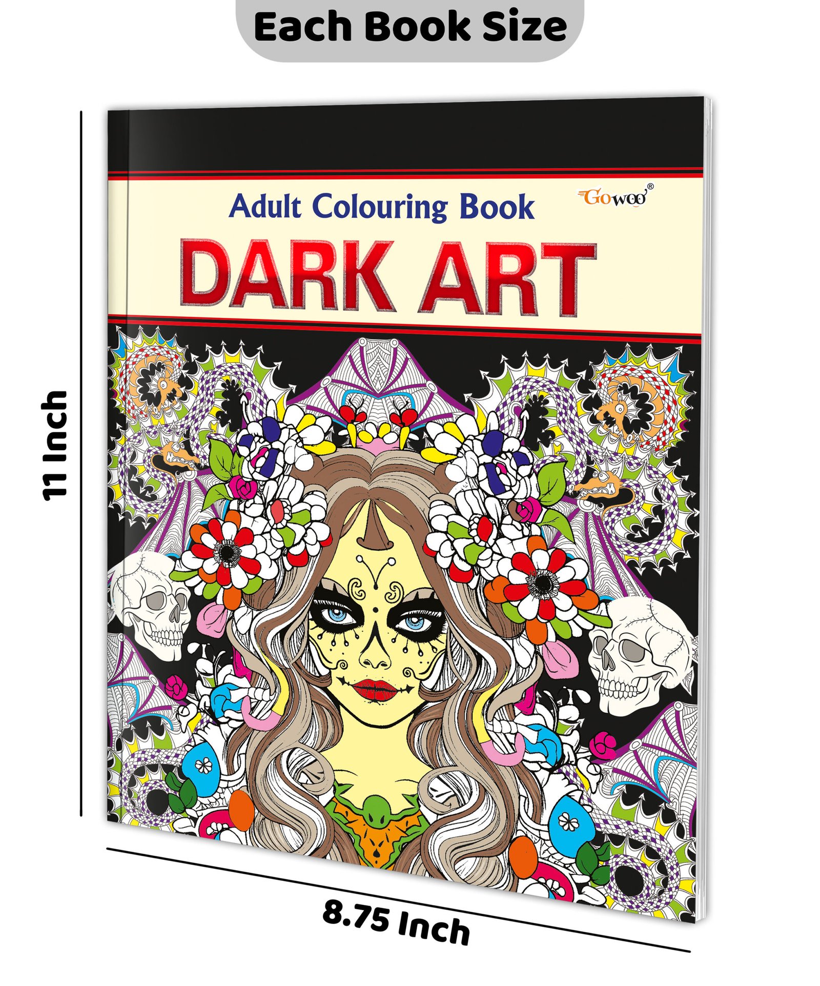 Dark Art - Adult Colouring Book : Fun colouring for Kids and Adults, Creative coloring Book, Mindfulness coloring book, Relaxing coloring book - Image 2