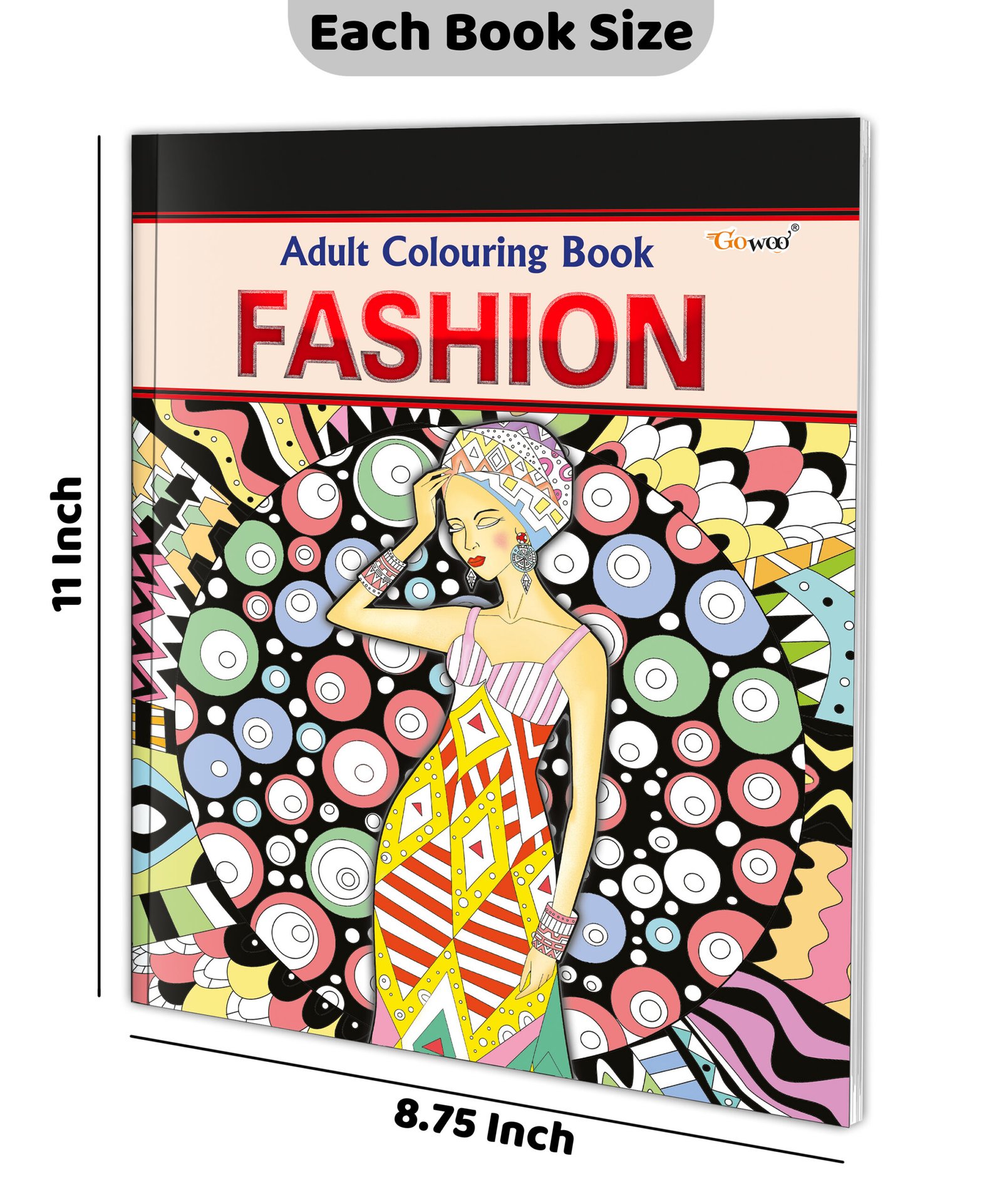 Fashion - Adult Colouring Book : Fun colouring for Kids and Adults, Creative coloring Book, Mindfulness coloring book, Relaxing coloring book - Image 2