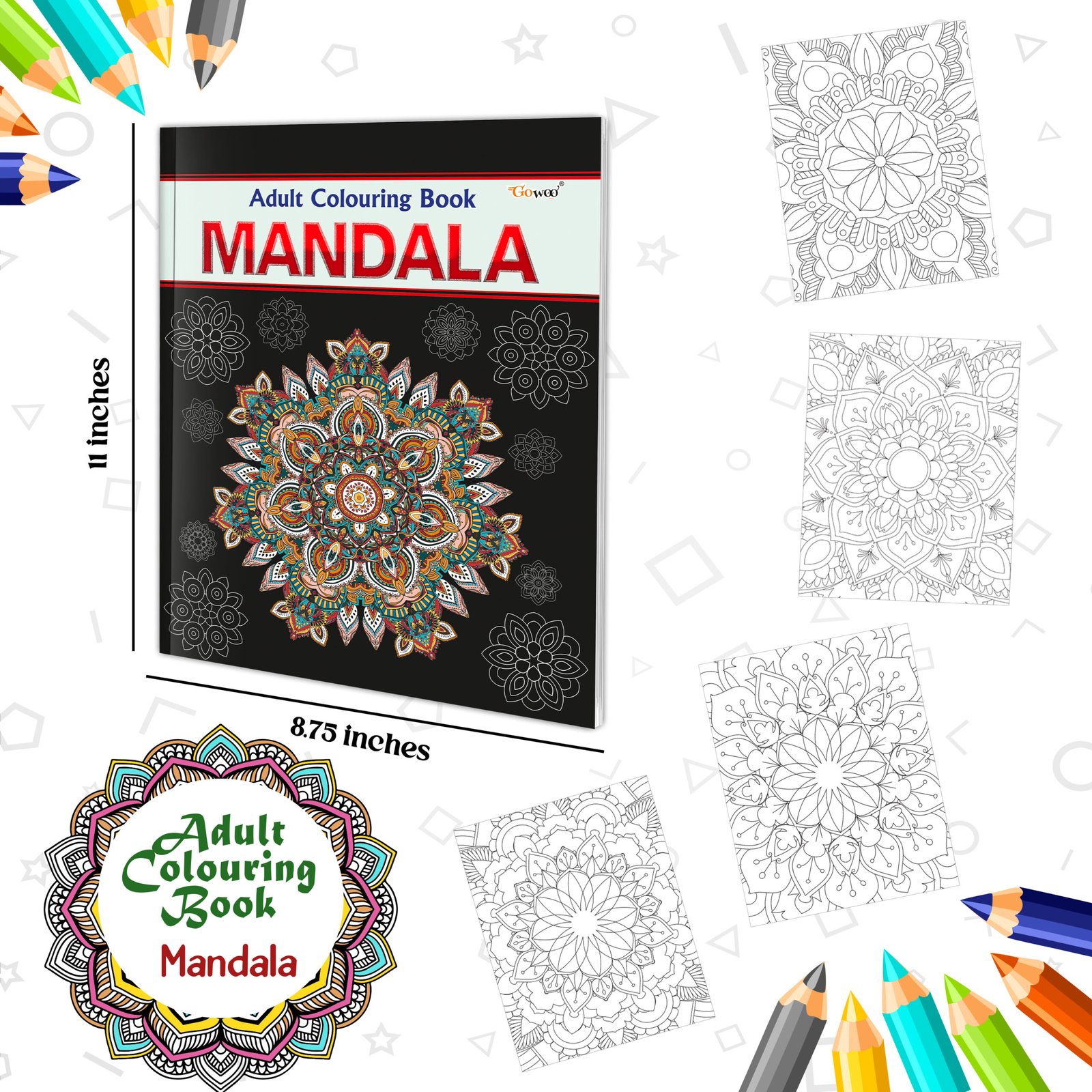 Nature - Adult Colouring Book : Fun colouring for Kids and Adults, Creative coloring Book, Mindfulness coloring book, Relaxing coloring book - Image 3